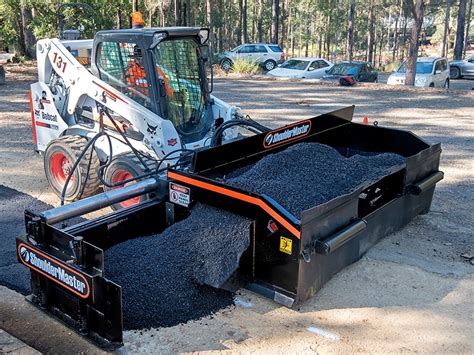 skid steer paving attachments|bobcat asphalt paver attachment.